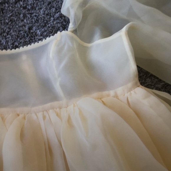 Selkie Pale Yellow Puff Sleeve Mini Dress - Picture 7 of 10